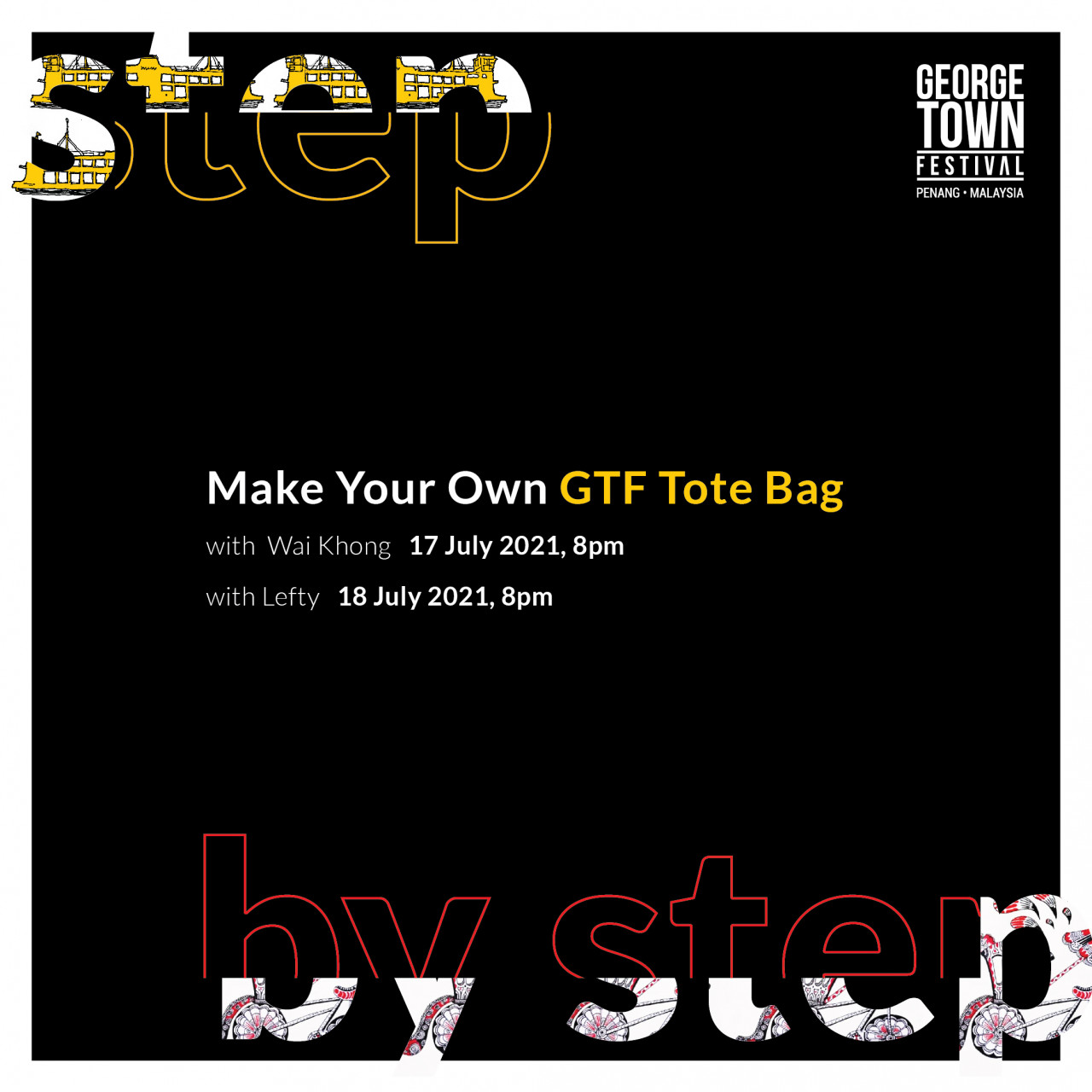 A tote bag and colouring materials will be sent to the homes of registered participants. - Pic courtesy of GTF