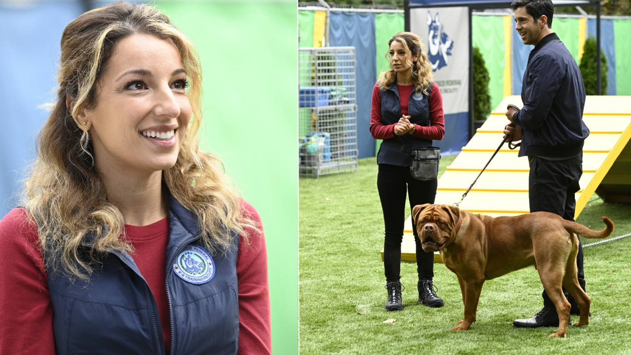 Vanessa Lengies as ‘Erica Mounir’, the quirky head of the US Marshals dog training program. — Pic courtesy of ©Disney, All Rights Reserved
