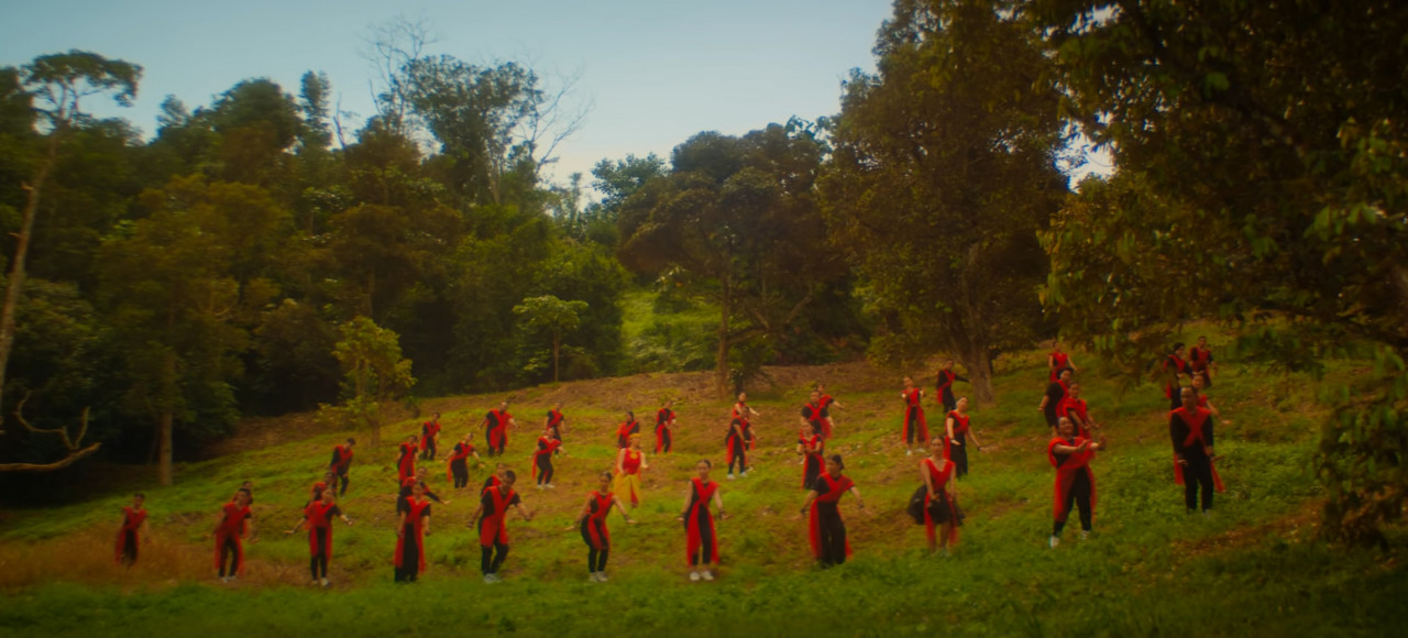 The music video was mainly inspired by Alena's cultural heritage and that of the peoples of Borneo, specifically those of Sarawak. - YouTube screengrab