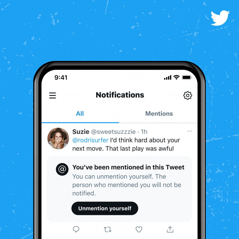Soon you'll be able to decide who can mention you on Twitter
