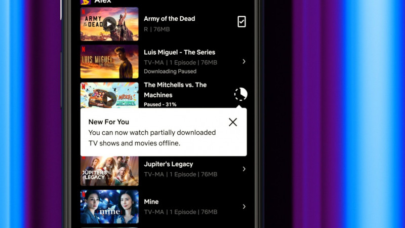 You can now watch your Netflix shows even if they haven't finished downloading