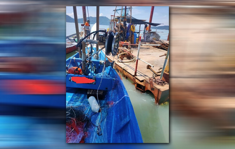 Fisherman lodges report over RM3,000 nets allegedly damaged by SRS Consortium