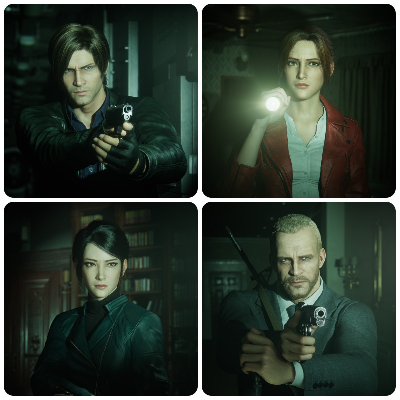 RESIDENT EVIL: Infinite Darkness Special character art featuring