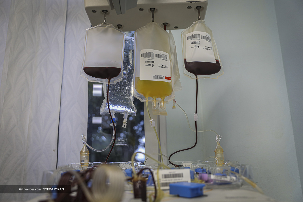 The various components of blood are essential to saving lives in emergency cases. – SYEDA IMRAN/The Vibes pic, June 14, 2021