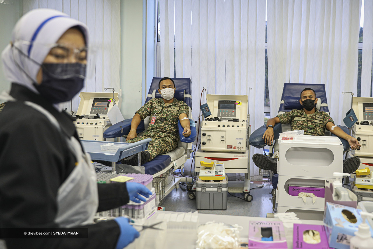 It takes four to eight weeks for blood supply in the body to be replenished following donation. – SYEDA IMRAN/The Vibes pic, June 14, 2021