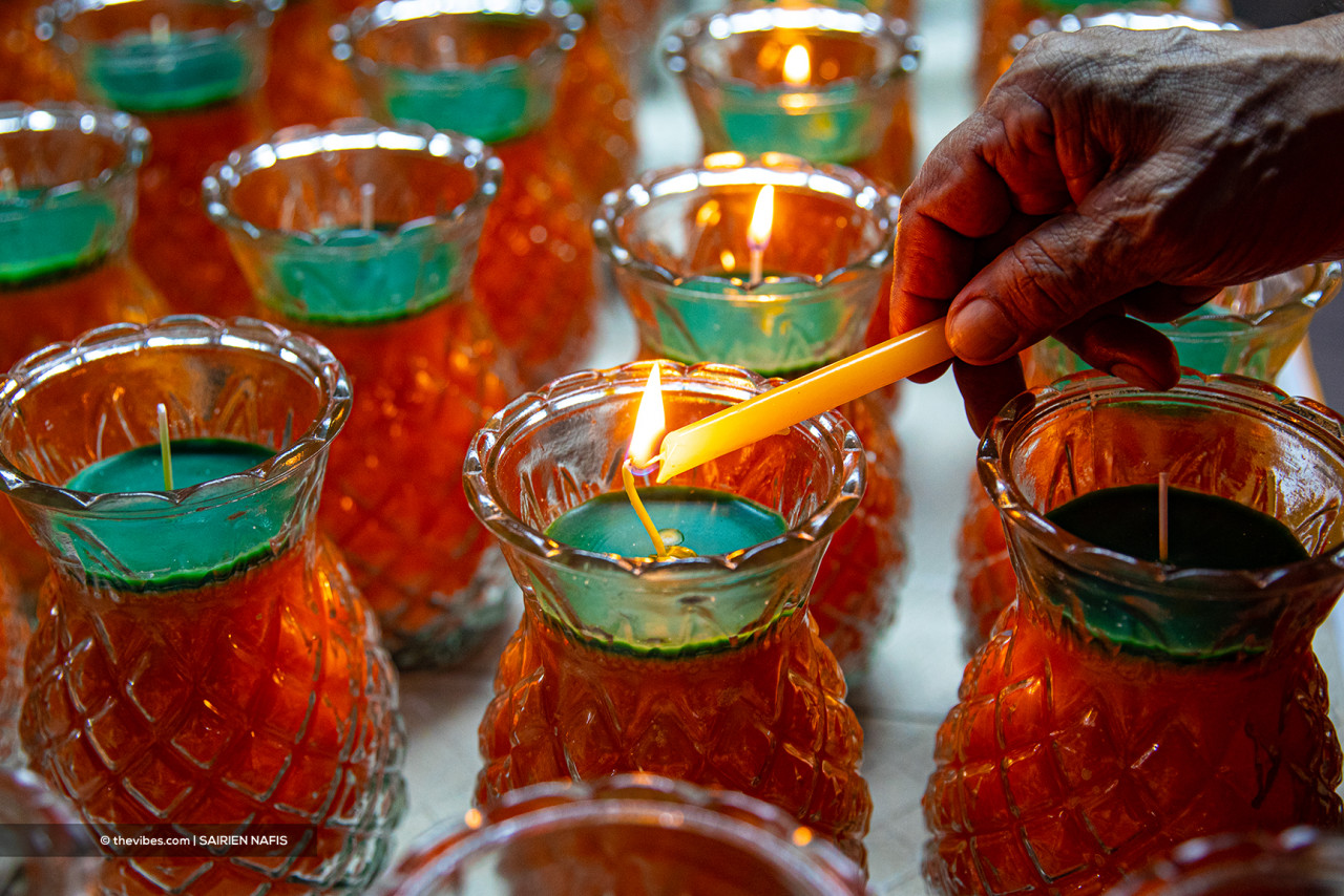 Candles ‘sponsored’ by devotees will be lit at temples on the occasion of Wesak. – The Vibes pic, May 26, 2021