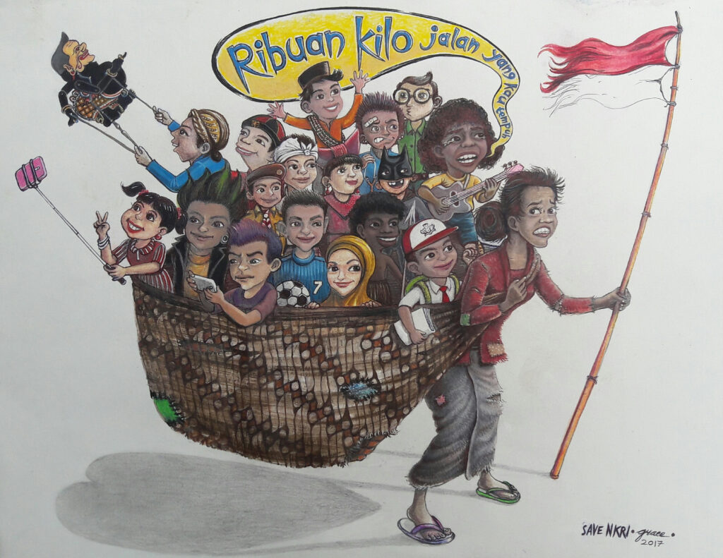 Cartoon by Grace Tjondronimpuno. – Pic courtesy of Asean Human Rights Cartoon Exhibition