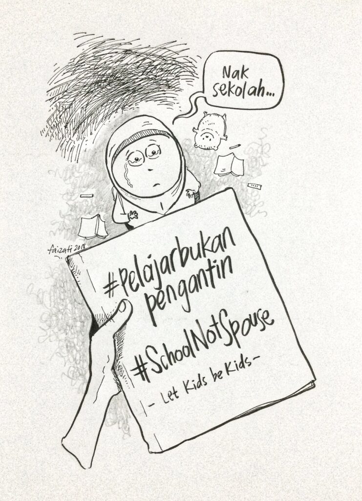 Cartoon by Faizati. – Pic courtesy of Asean Human Rights Cartoon Exhibition