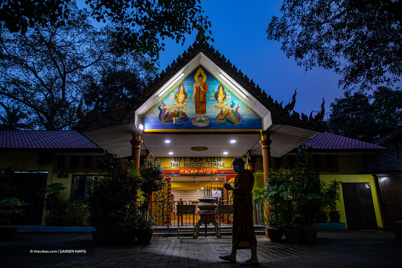 Observations were toned down at the Wat Meh Liew Thai Buddhist temple founded in the 1920s. – SAIRIEN NAFIS/The Vibes pic