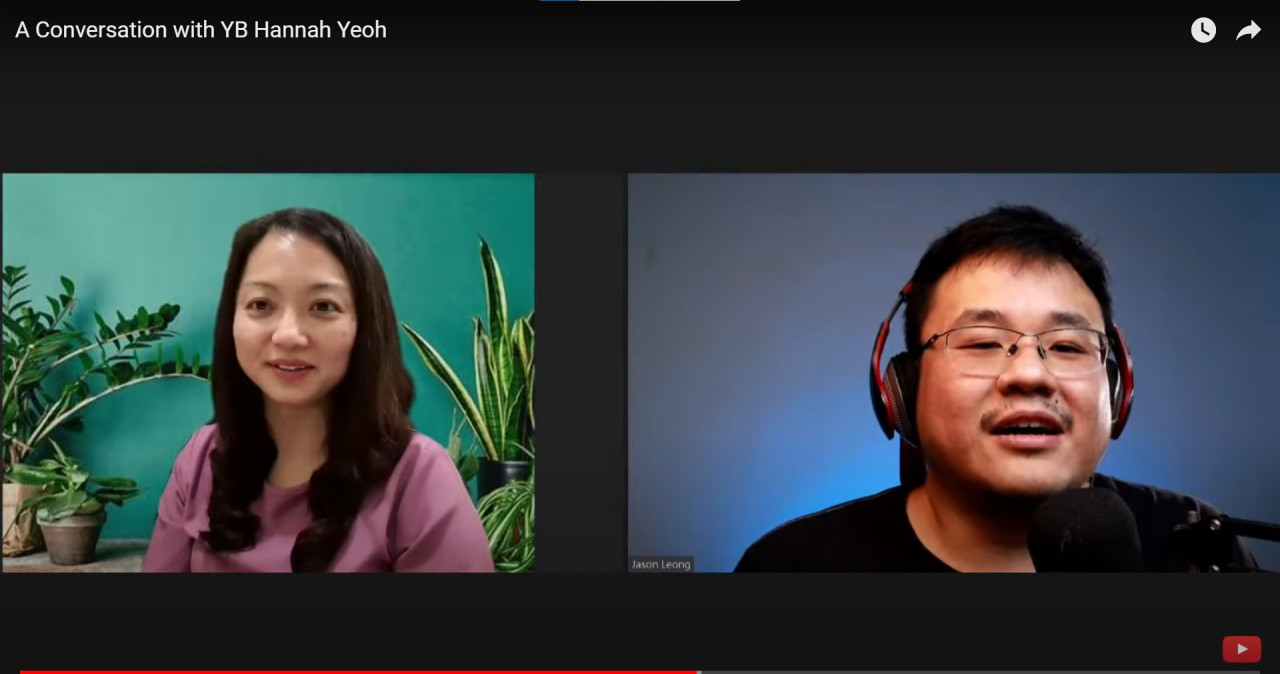 The Segambut MP has applauded the efforts of many NGOs in Malaysia for helping the vulnerable communities throughout the pandemic. —Youtube/Jason Leong pic
