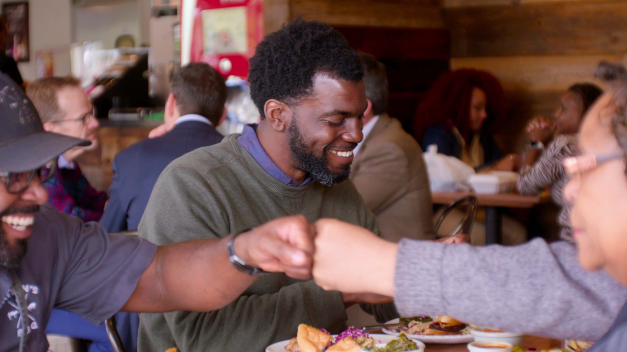 'High on the Hog: How African American Cuisine Transformed America'. – Netflix pic
