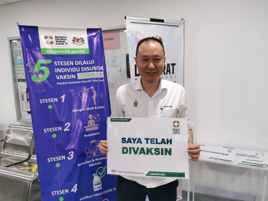 Penang PKR vice-chairman Jason Ong Khan Lee says medical practitioners have become downtrodden and depressed fighting an unseen enemy. – Facebook pic, May 16, 2021