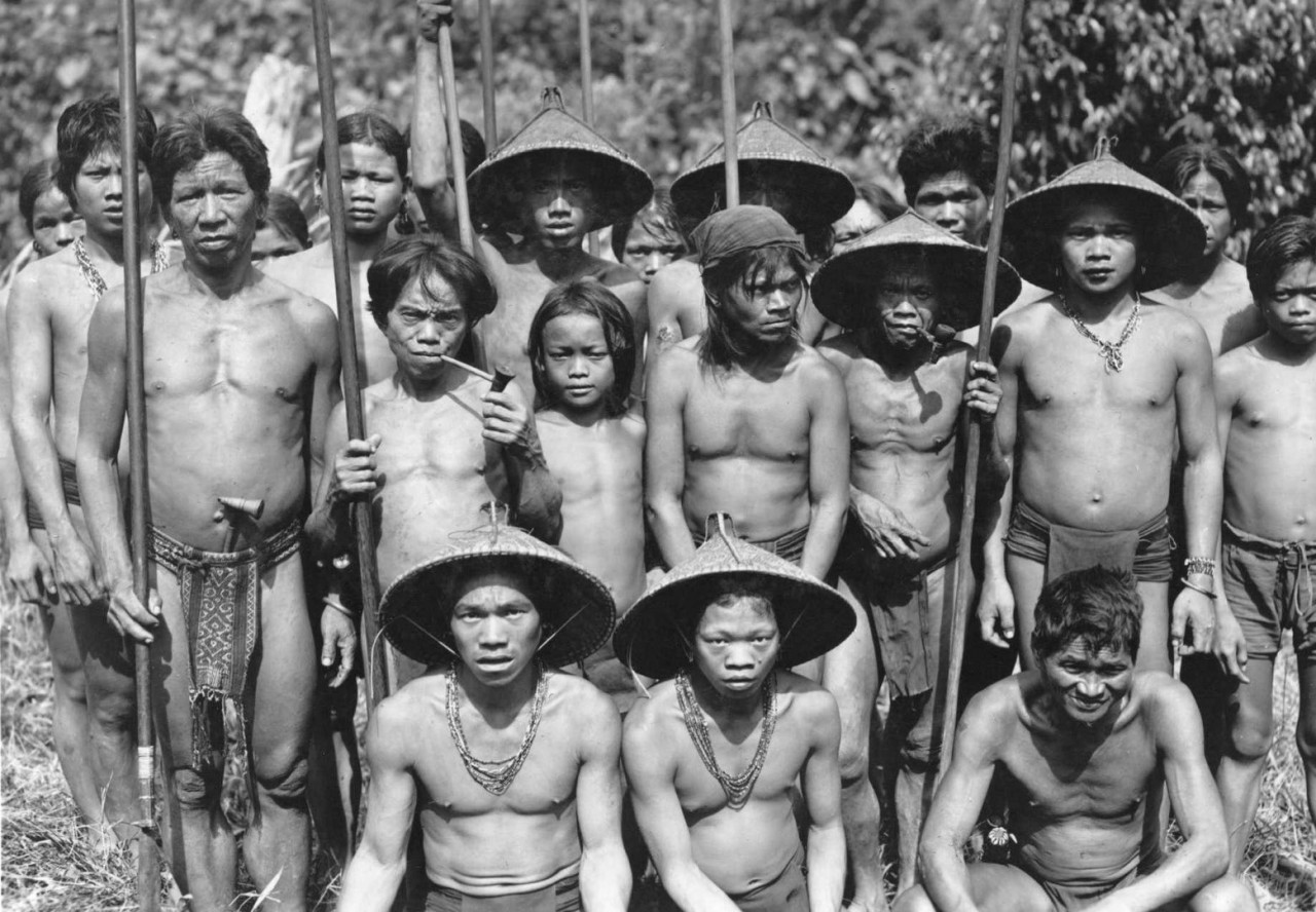 An archive photo of a group of tribesmen in Sabah. – Pic courtesy of Daily Express