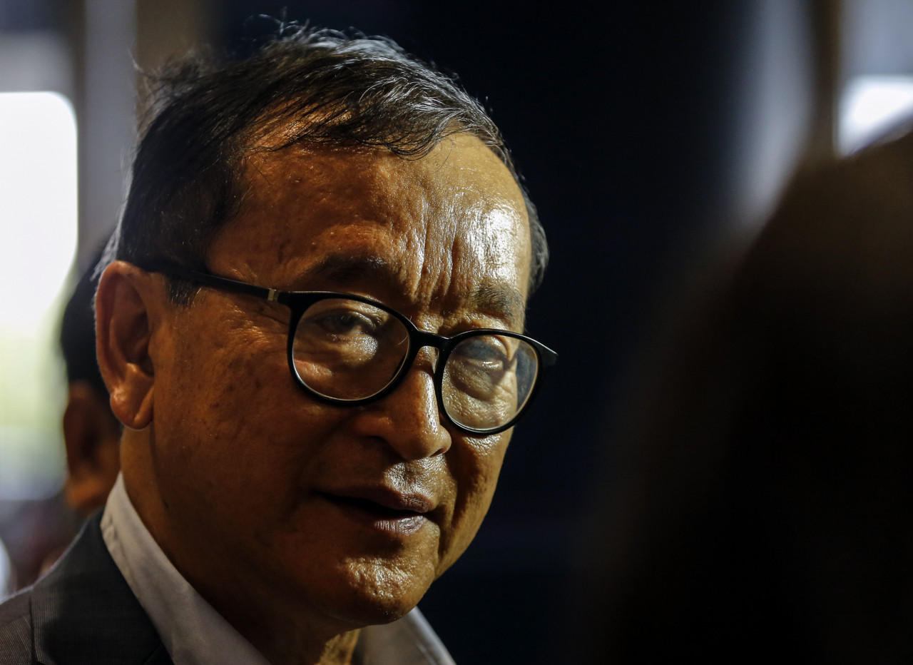 Exiled Cambodian opposition leader Sam Rainsy says SEAC ‘aims to protect the values of our peoples and advance their right to elect their governments in free and fair elections’. – EPA pic, May 12, 2021