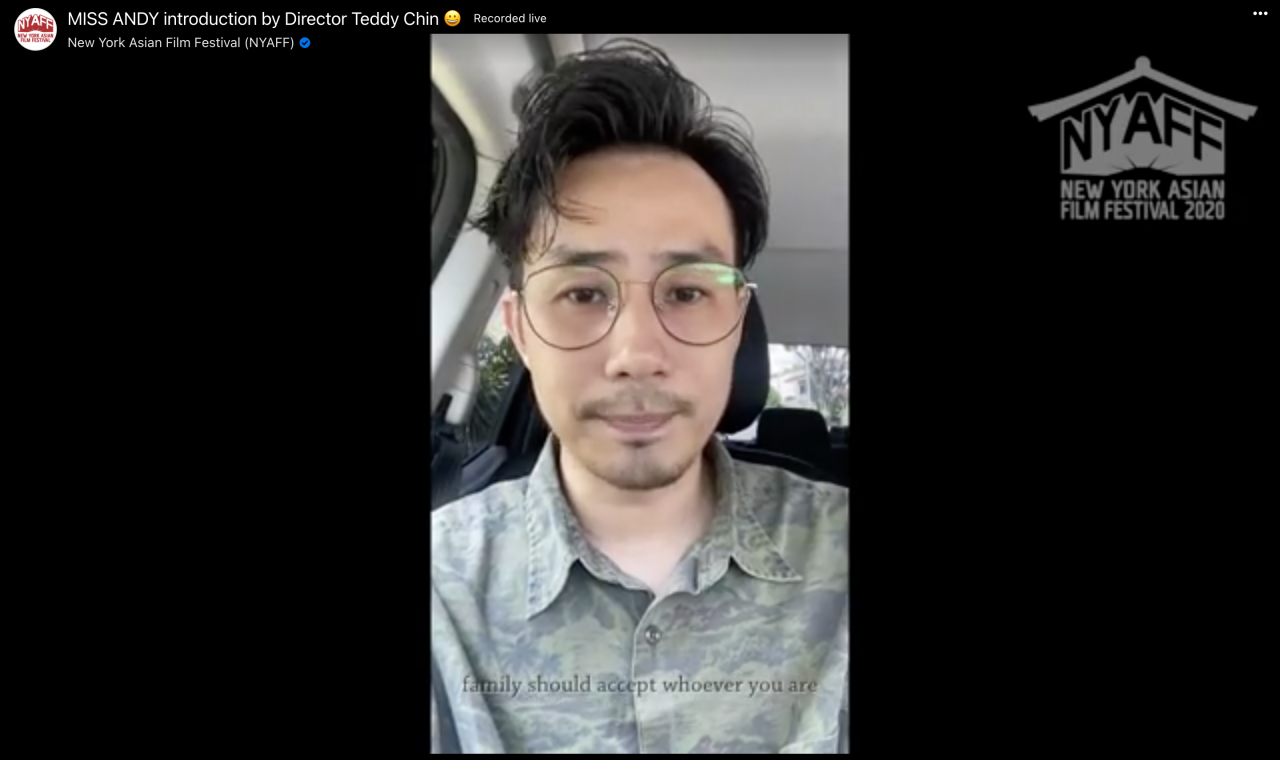 Director Teddy Chin. – Screengrab from Facebook