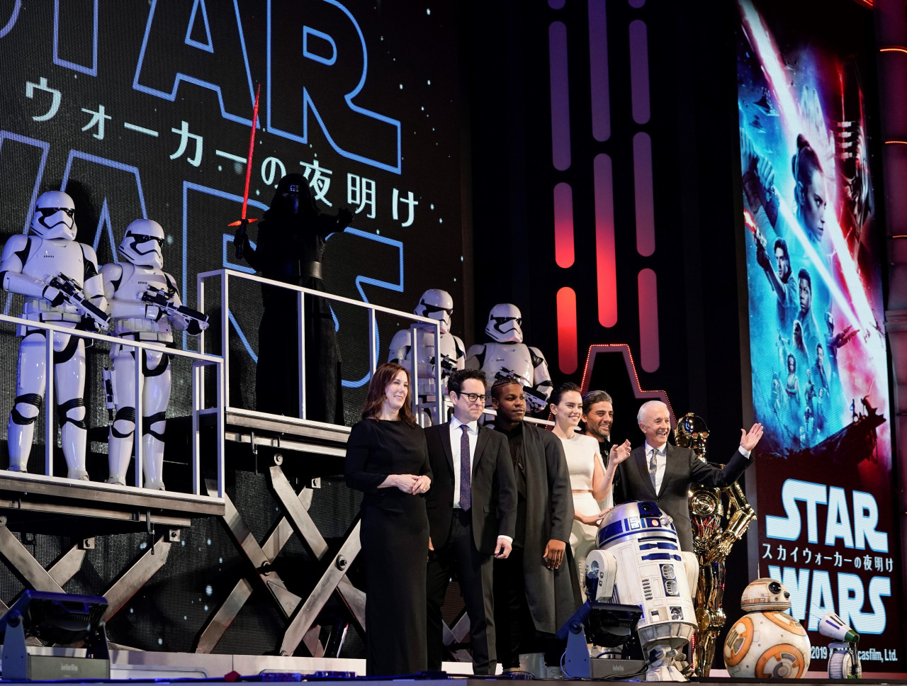 The Japanese premiere of 'The Rise of Skywalker' in December 2019. – EPA pic