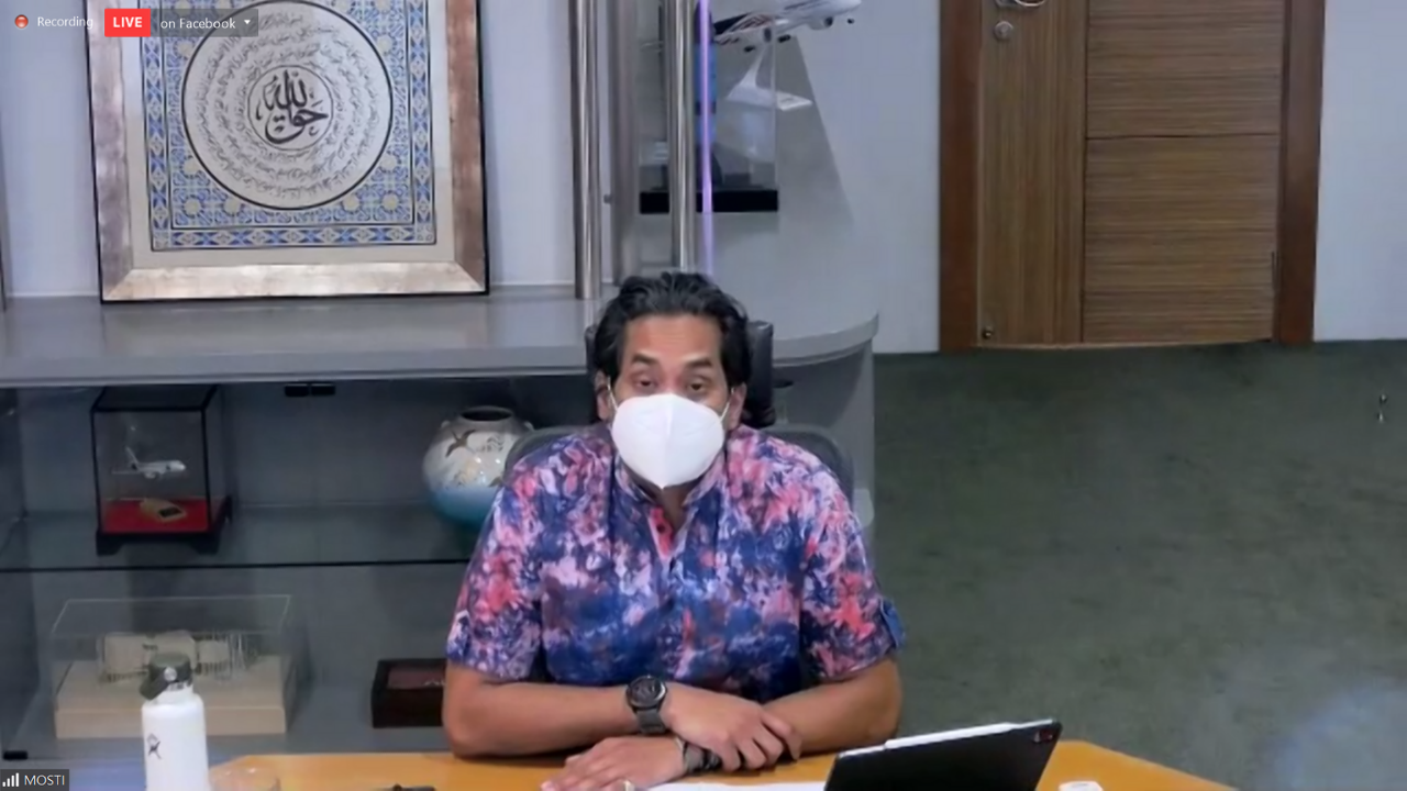 Khairy Jamaluddin says the duration between doses of the Pfizer Covid-19 vaccine will be adjusted according to the prevalence of the B.1.6.17 Covid-19 variant in a locality. – Screen grab, May 27, 2021