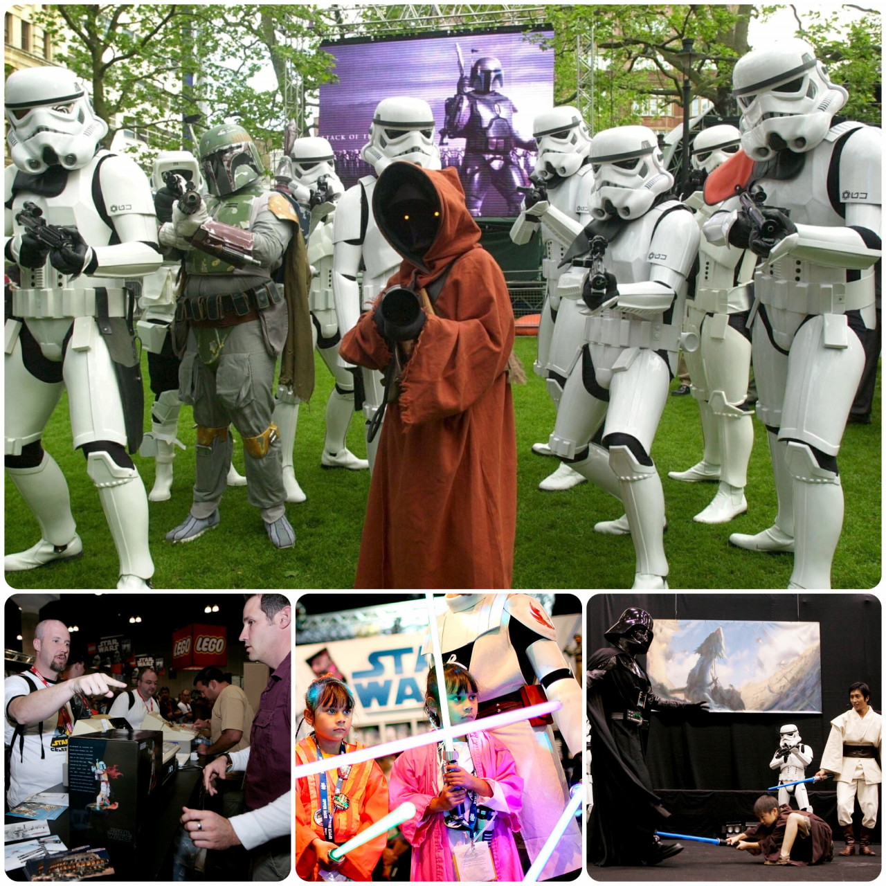 The many faces of Star Wars fandom. – EPA pics