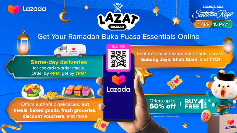 Ramadan bazaar merchants turn to Lazada amid MCO 3.0