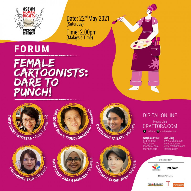 Female cartoonists: ‘who says we do not exist?’ | Events | The Vibes
