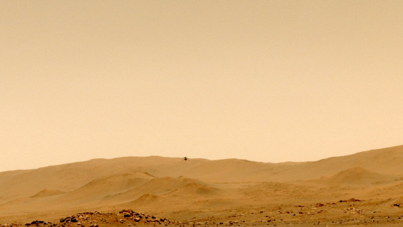 Perseverance rover captures sound of Ingenuity flying on Mars