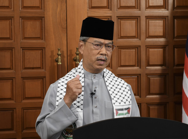 ‘War crime’: Muhyiddin blasts UN inaction over Israeli assault on Palestinians