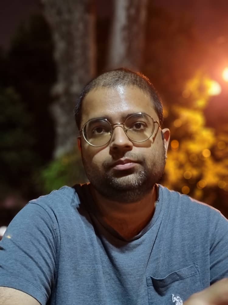 Subject taken using the portrait night mode. – Pic courtesy of Arjun Mohanakrishnan