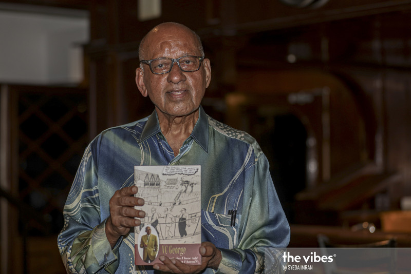 Tan Sri V.C. George launches new book, testing comedic excellence