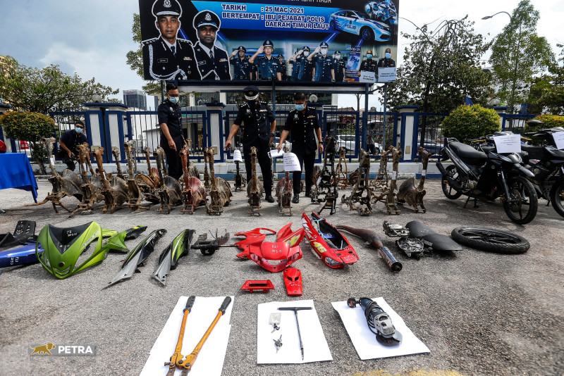25-year-old gang leader among 7 nabbed in Kedah over m-cycle thefts