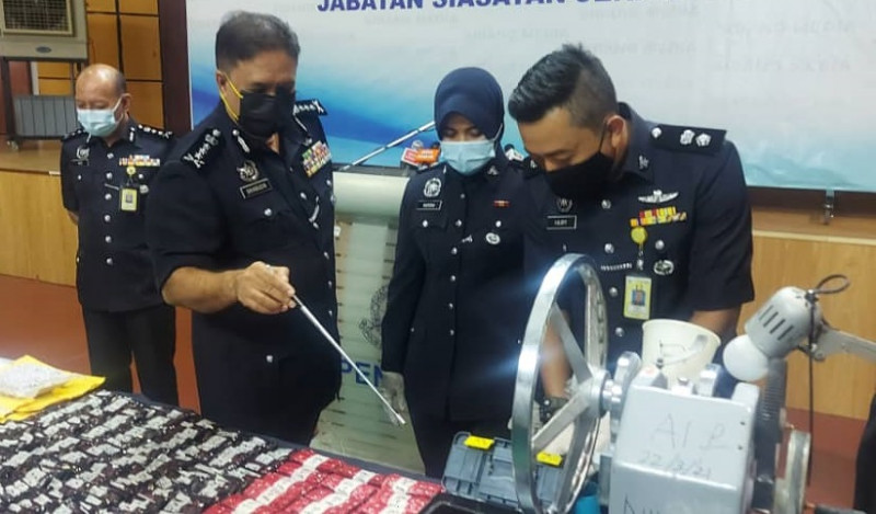 Penang police cripple drug-processing ring, make RM11.8 mil bust