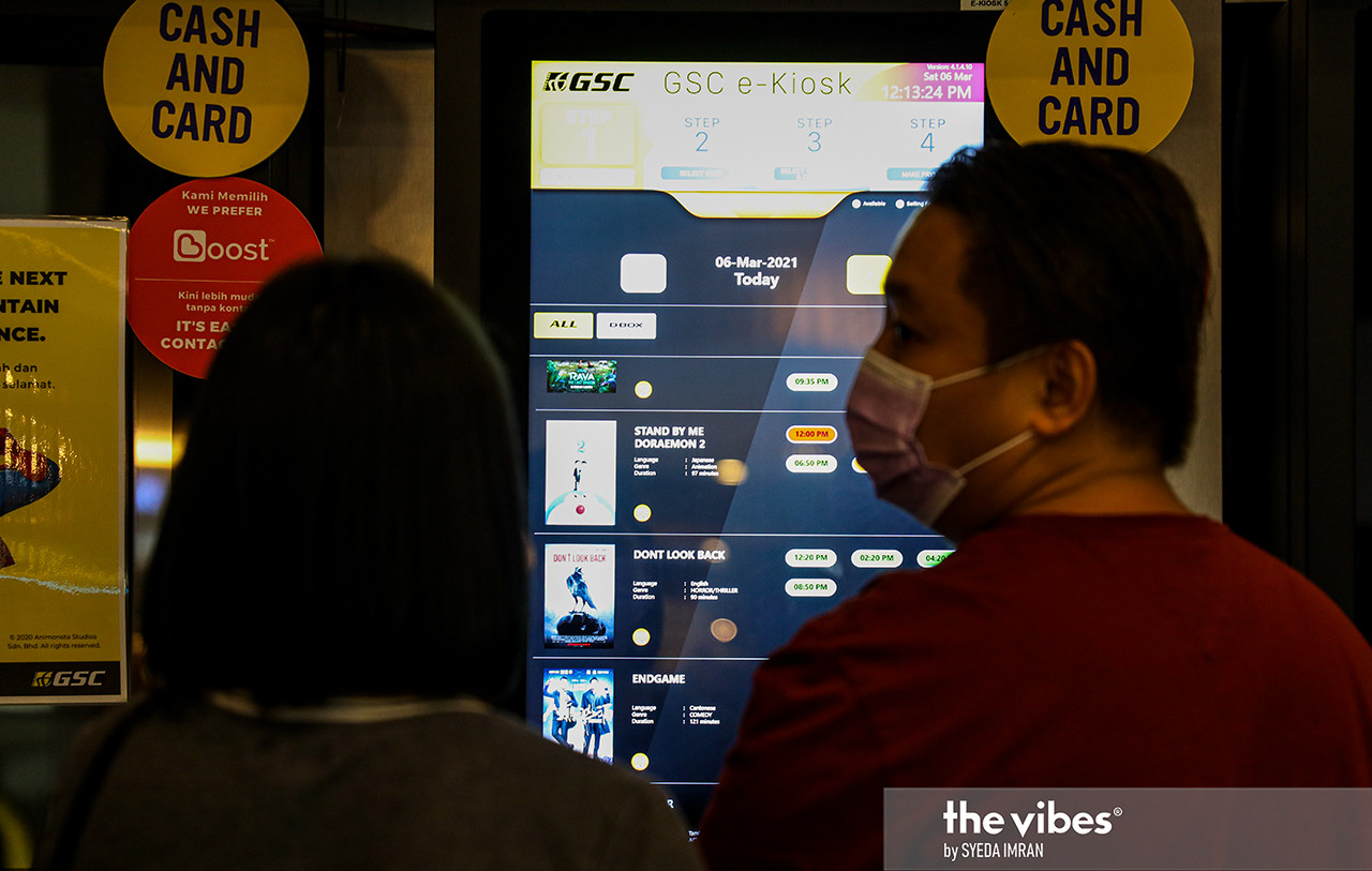 What movie shall I watch today? It has been 10 months since cinemas were allowed to open. – SYEDA IMRAN/The Vibes pic, March 6, 2021