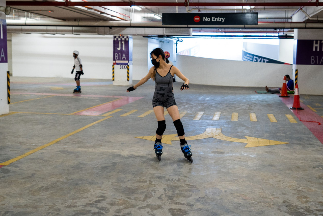 The Blade School's skating lessons. – Pic courtesy of GMBB