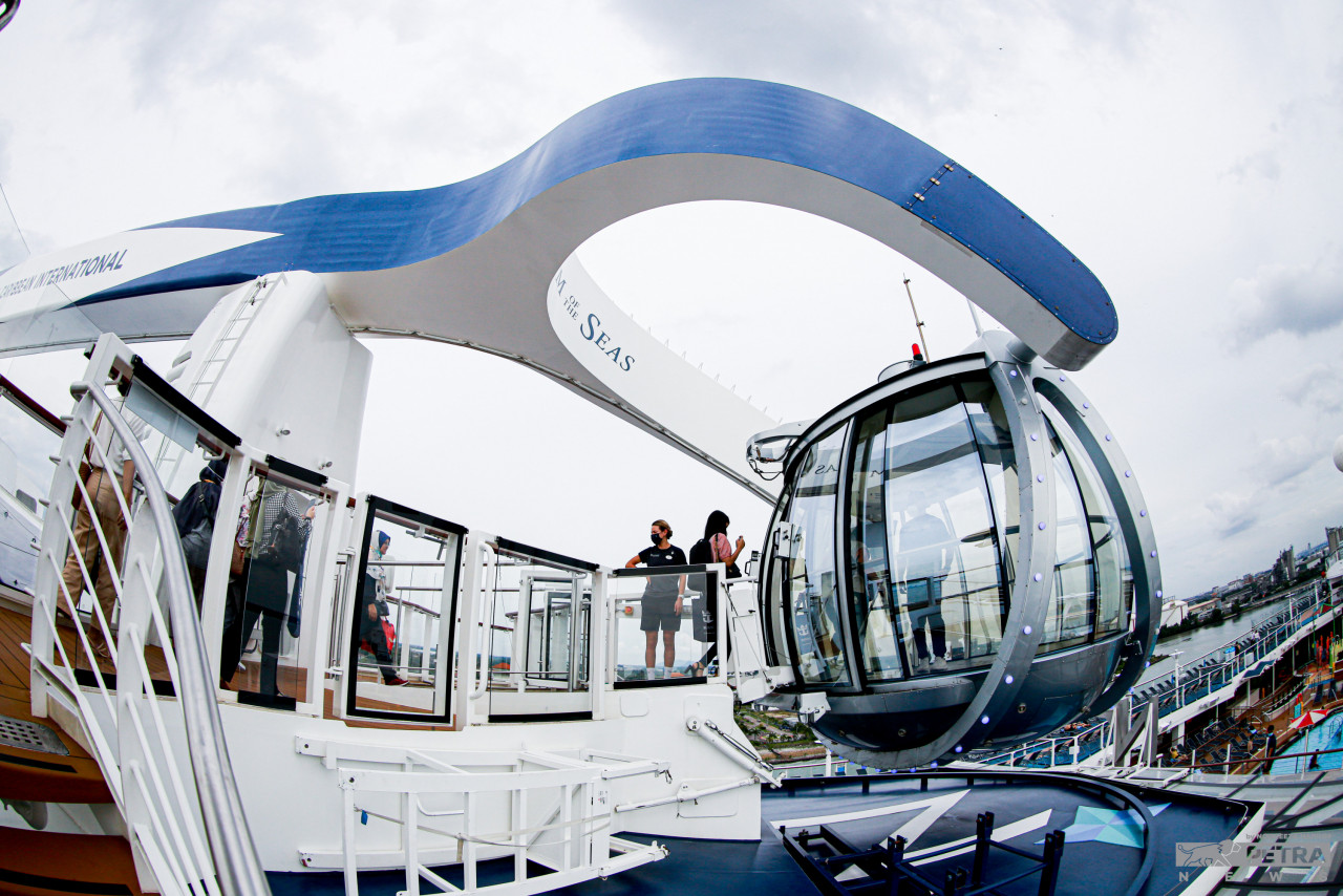 The North Star on the bow of the ship provides breathtaking views.