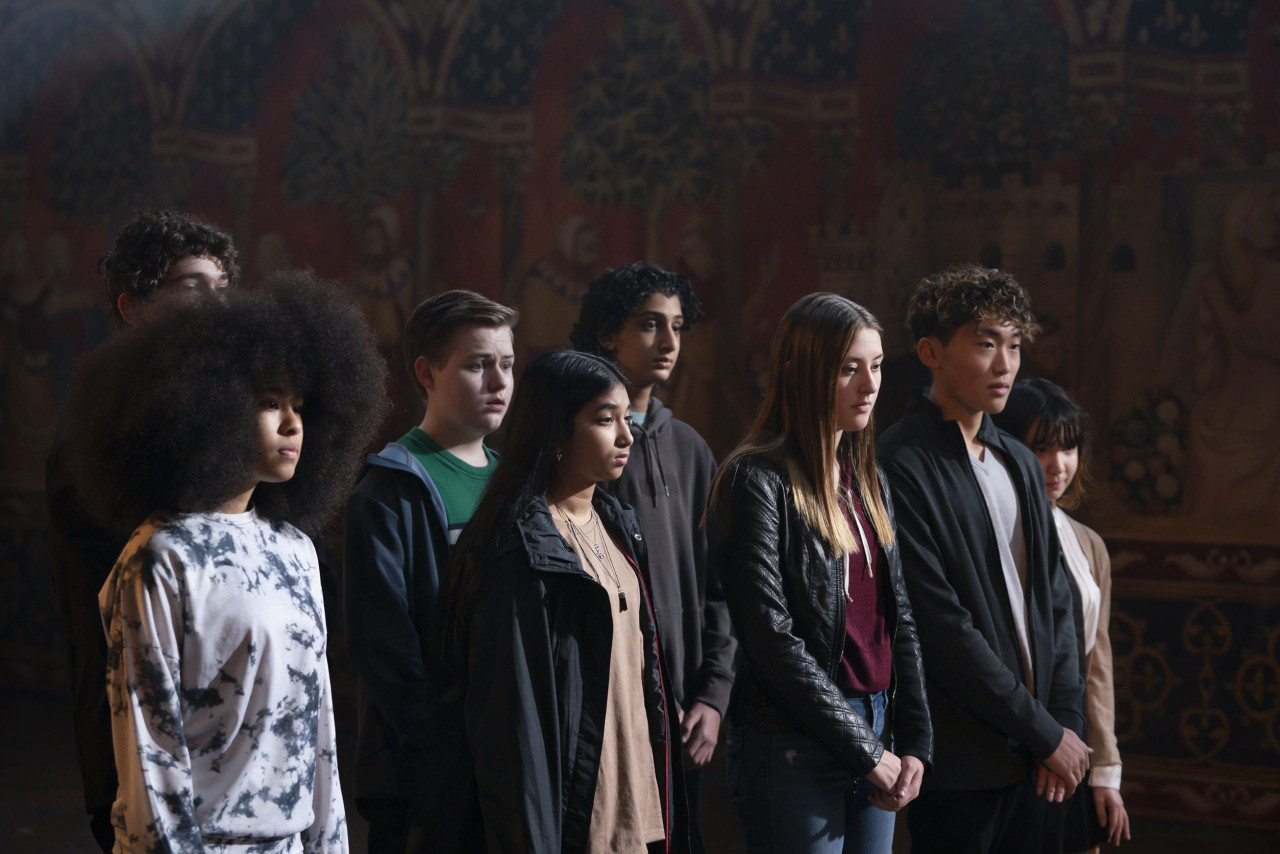 The outsiders summoned by the fates make their plea to the heirs of Sanctum. – Pic courtesy of Disney