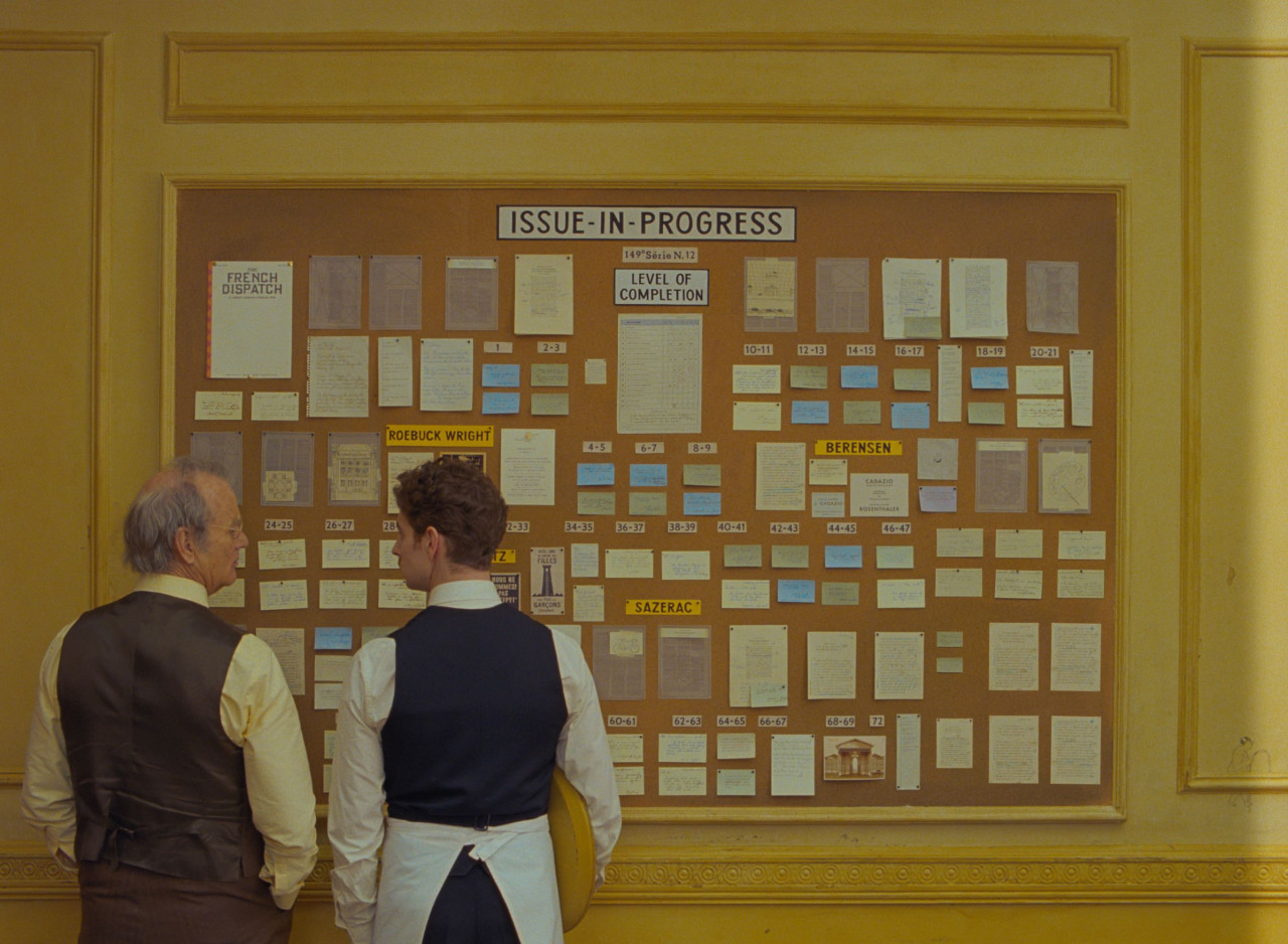 The film is very much inspired by writer-director Wes Anderson's love of The New Yorker magazine.– Pic courtesy of 20th Century Studios