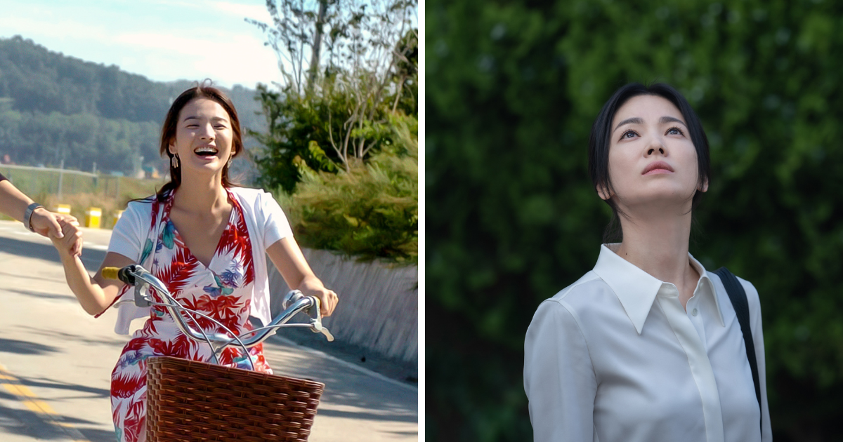 Song Hye-kyo in Full House (left ) and The Glory (right). – Pics courtesy of Netflix