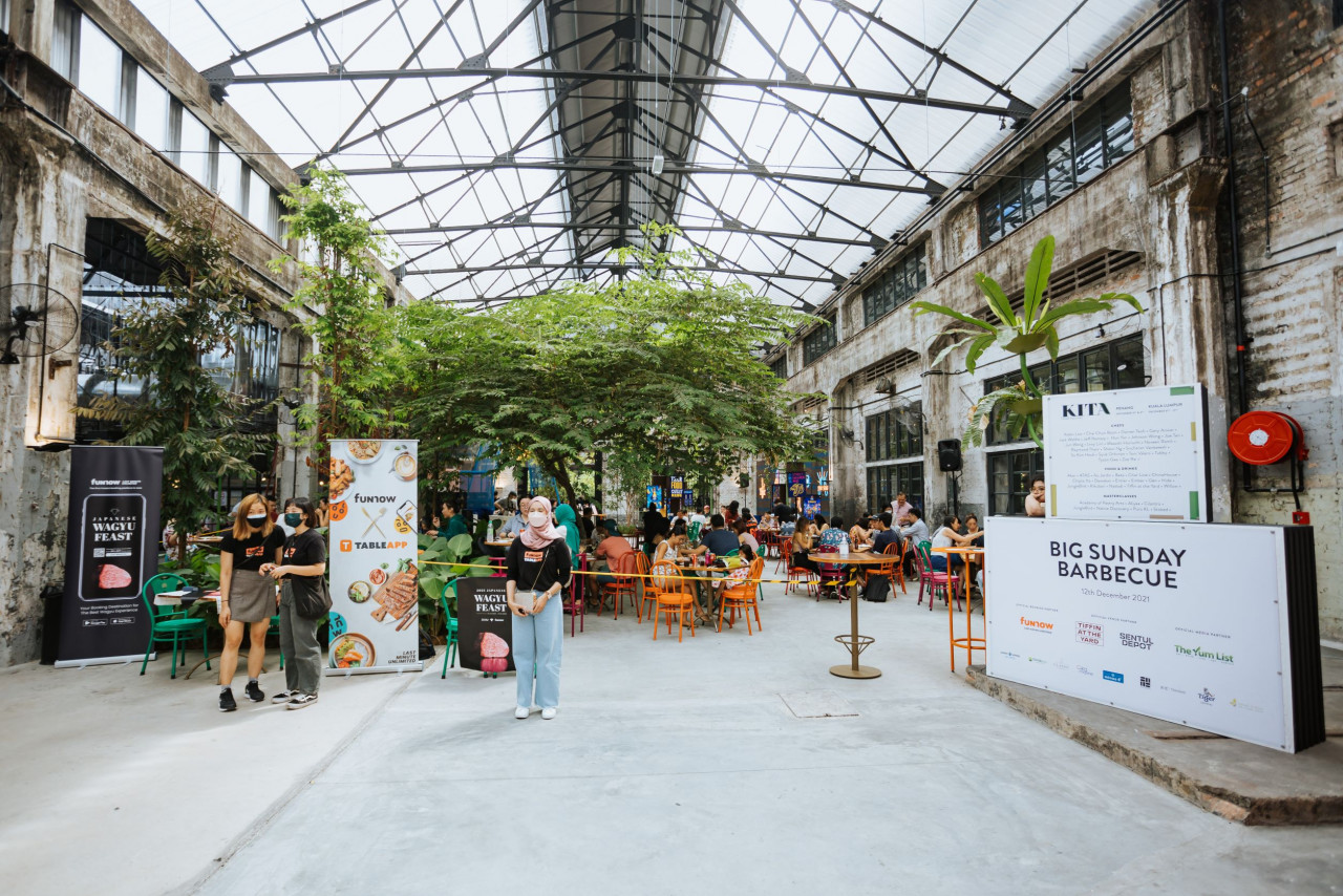 Foodies turned out to sample some of the food on offer during the Big Sunday Barbecue. – Pic courtesy of Kita Food Festival
