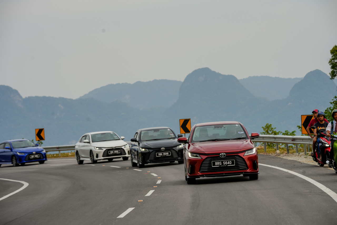 Driving in a convoy through the variety of terrain that makes up Langkawi was quite the experience, comfortable too in the new car. – Pic courtesy of UMW Toyota