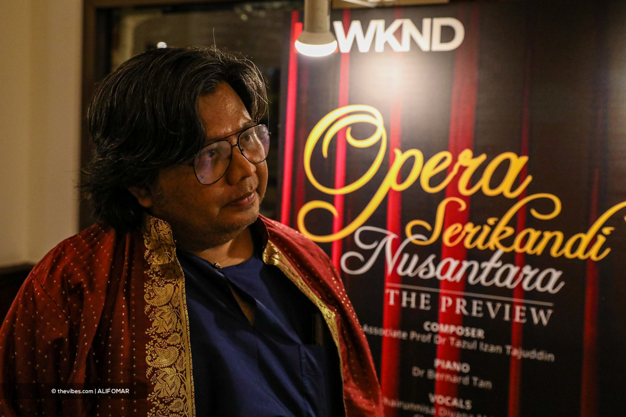 Opera Serikandi Nusantara composer Dr Tazul Izan Tajuddin. – ALIF OMAR/The Vibes pic