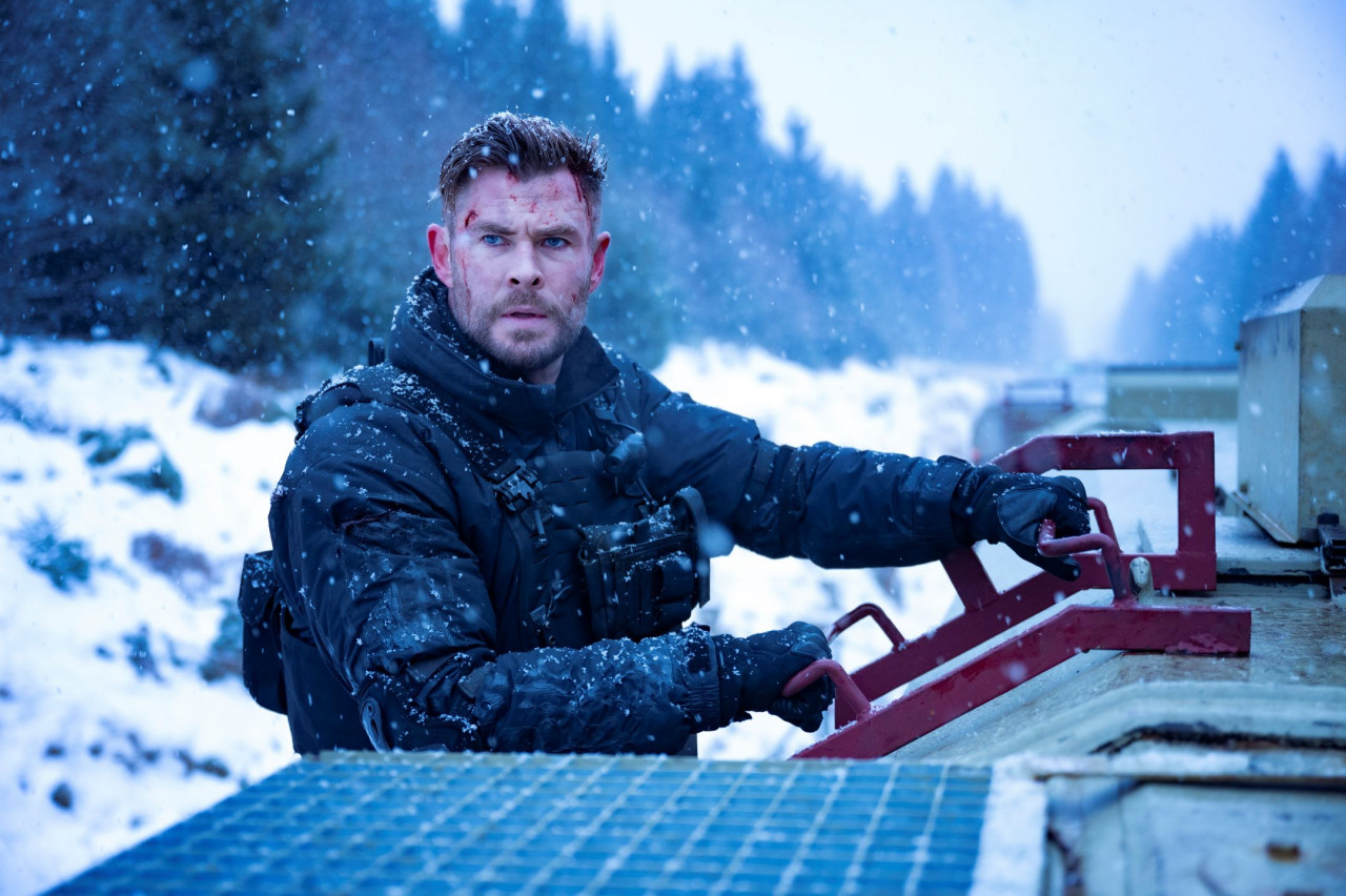 Chris Hemsworth in Extraction 2. – Pic courtesy of Netflix