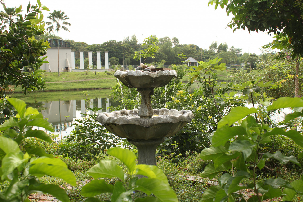 Afiq loosely designed the community garden based on Monty Don’s Italian Gardens. Pic taken on Jan 2. — Pic courtesy of Amalina Kamal