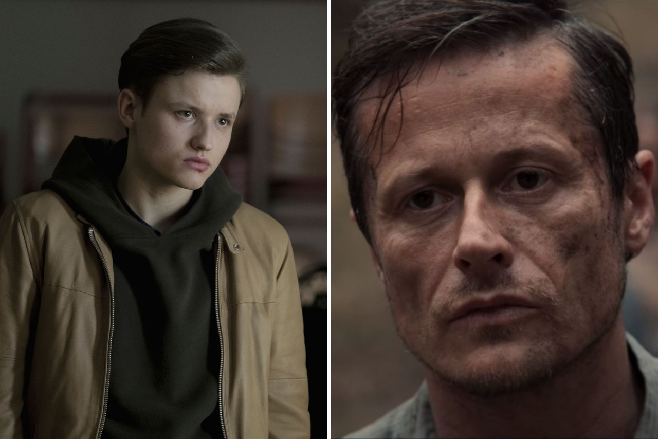 Paul Lux as teen Bartosz (left) and Roman Knižka as adult Bartosz (right). – Image courtesy of Netflix