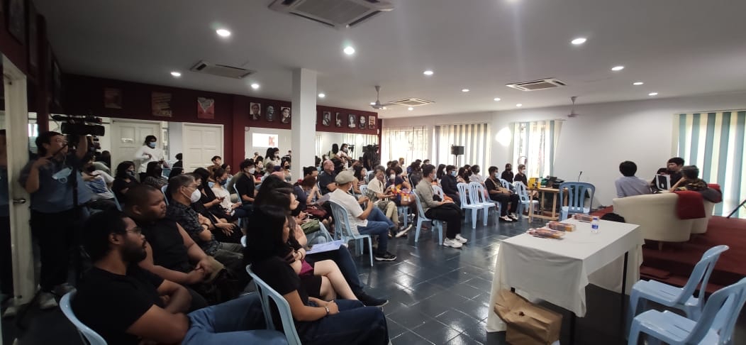 A full-house audience attended the launch at Gerakbudaya Bookstores, Petaling Jaya yesterday. – Courtesy Gerakbudaya