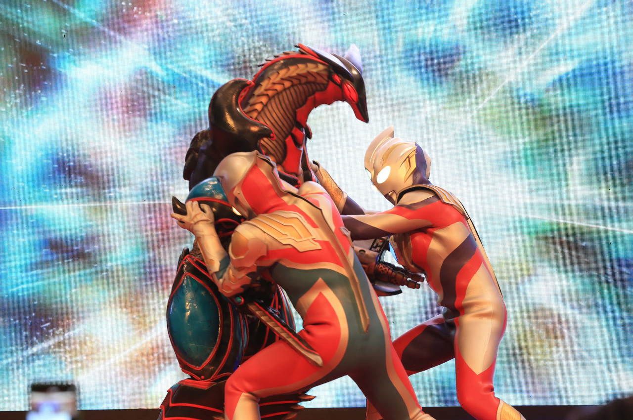 A live performance of a battle between Ultraman and a Kaiju monster will take place every Saturday and Sunday. Courtesy Tamashii Nations. – Pic courtesy of Tamashii Nations