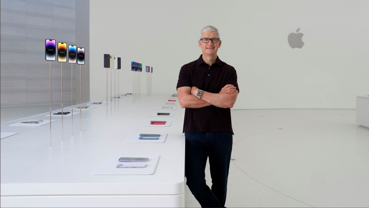 Tim Apple himself. – Pic courtesy of Apple