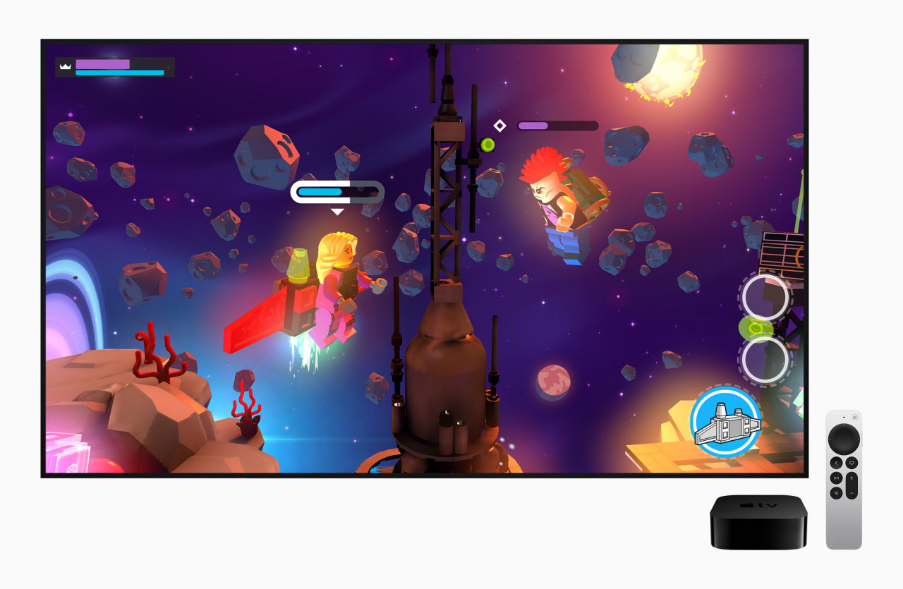 With the addition of a third party game controller (Bluetooth required), the Apple TV 4K can be turned into a budget games console. – Pic courtesy of Apple