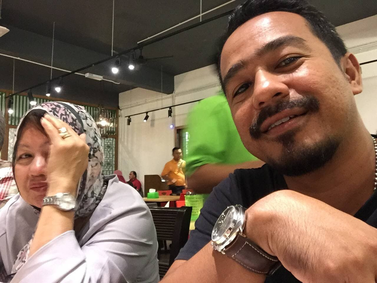 Azrai in a happier time with his late mother Che Rahmah Ahmad. – Pic courtesy of Mohd Azrai
