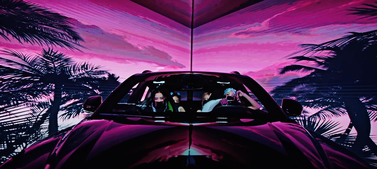Blackpink in the music video for Shut Down. – YouTube screengrab