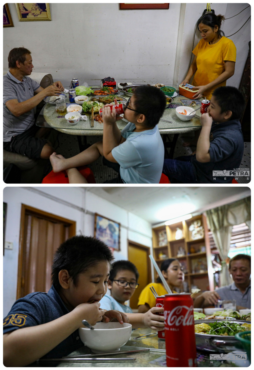 For Swee Huat and his family, the annual celebration has always been intimate, one that focuses on the immediate family. — The Vibes/Azim Rahman pic