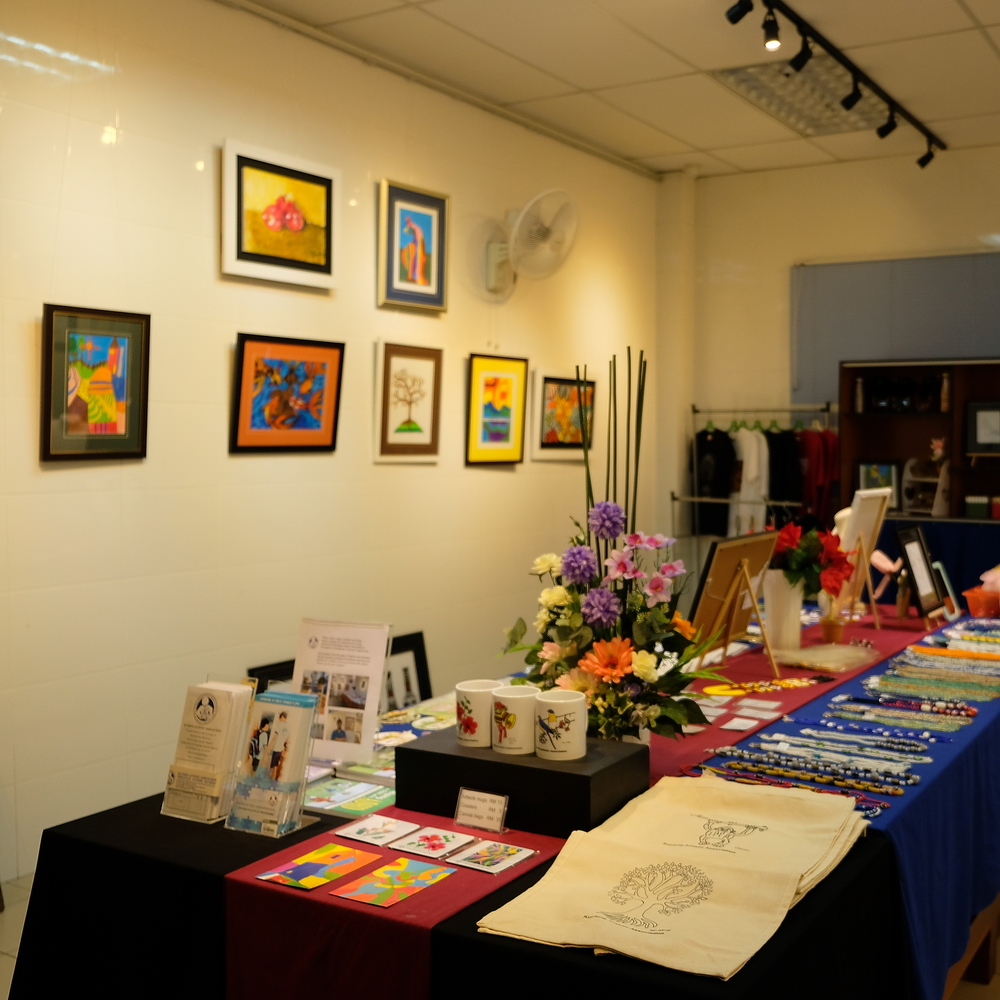 Souvenir centre at the Kuching Autistic Centre where handicrafts and artwork produced by the children are exhibited and sold. - Pic courtesy of Kuching Autistic Association